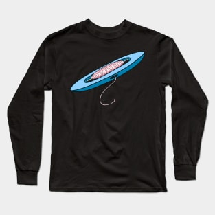 Pink and blue weaving shuttle Long Sleeve T-Shirt